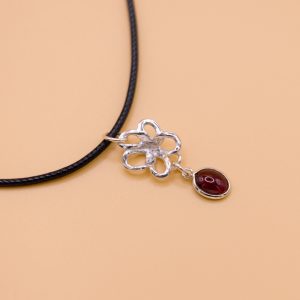 Flower droplet pendant
