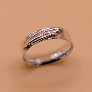 Fallen Silver Layered ring