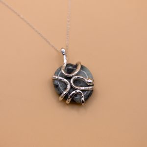 Serpent Emerald Pendant