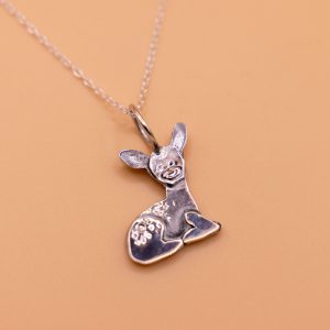 Fawn Silver Pendant – Sterling Silver Woodland Creatures Collection