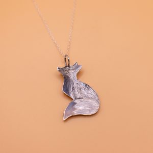 Fox Sterling Silver Pendant – Woodland Creatures Collection