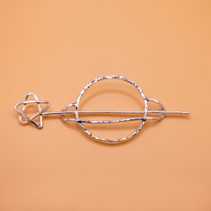 Planet Hair Pin & Stick – Sterling Silver Celestial Design